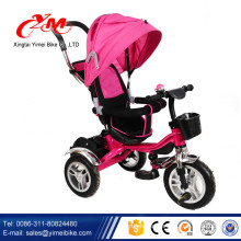 2017 new model ride on car baby tricycle /CE children smart trike/Multi-function children foot tricycle